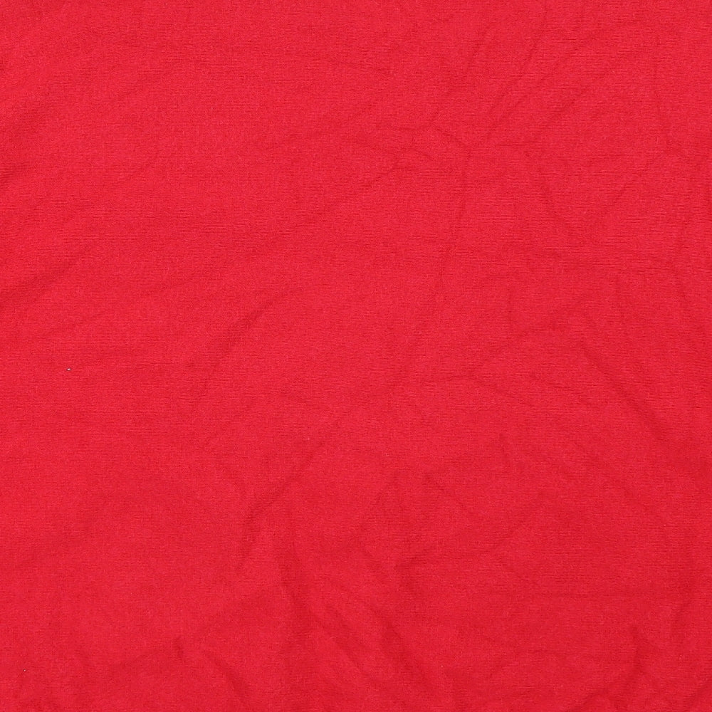 Amazing Womens Red   Pullover Jumper Size L