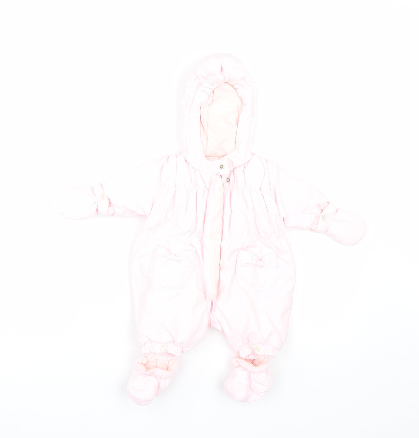 Emilie Et rose Girls Pink   Basic Jacket Snowsuit Size Newborn