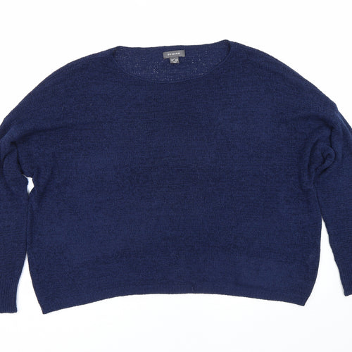 Primark Womens Blue   Pullover Jumper Size L