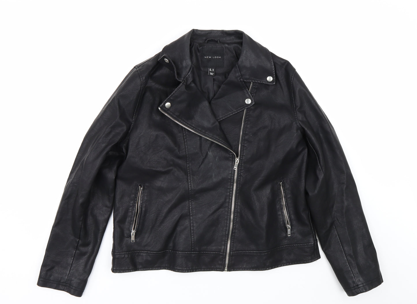 New Look Womens Black   Jacket Coat Size 18
