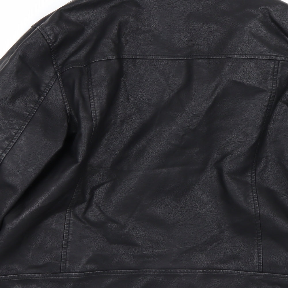 New Look Womens Black   Jacket Coat Size 18