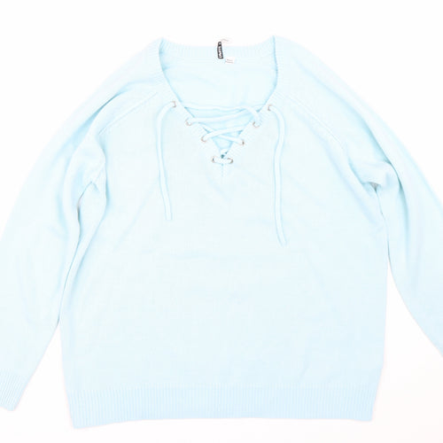 Capsule Womens Blue   Pullover Jumper Size S