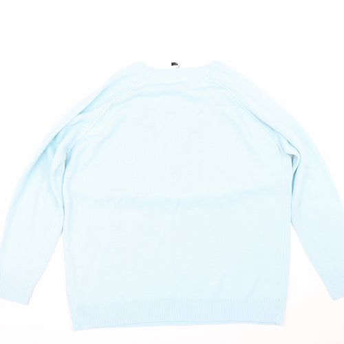 Capsule Womens Blue   Pullover Jumper Size S