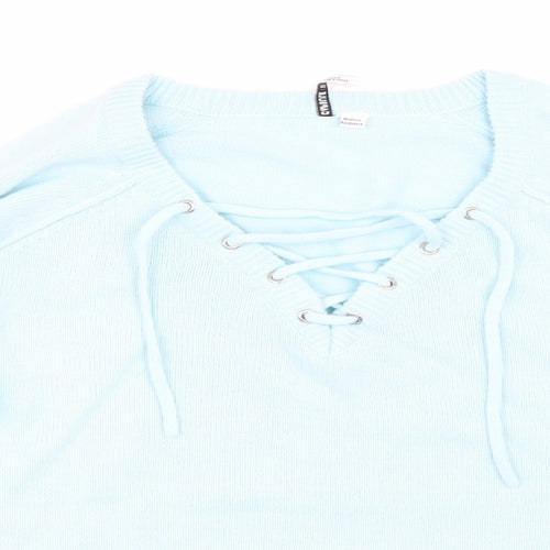 Capsule Womens Blue   Pullover Jumper Size S