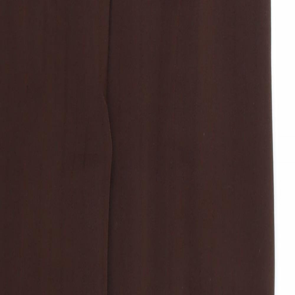 Preworn Womens Brown   Trousers  Size 12 L25 in