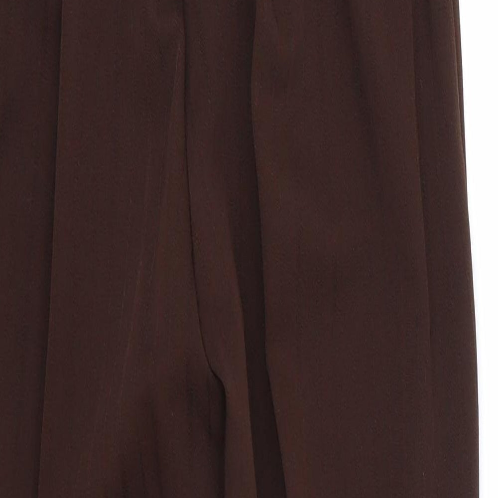 Preworn Womens Brown   Trousers  Size 12 L25 in