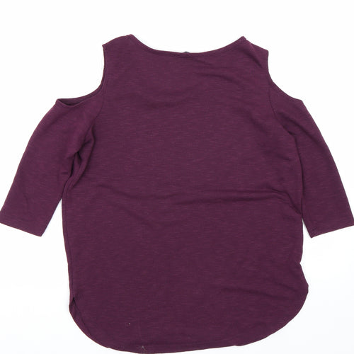 Select Womens Purple   Basic Tank Size 12
