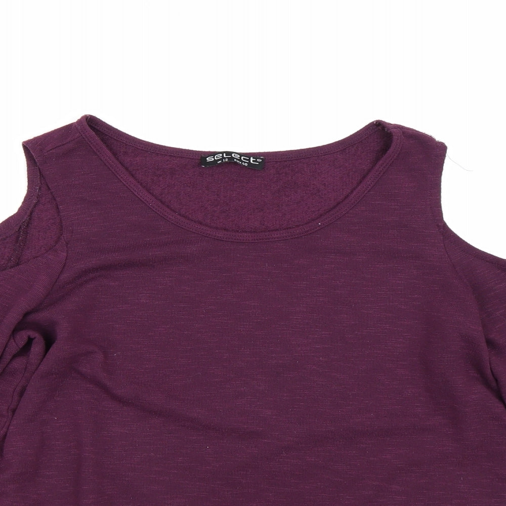 Select Womens Purple   Basic Tank Size 12