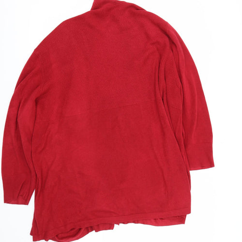 Love yours Womens Red   Cardigan Jumper Size 32