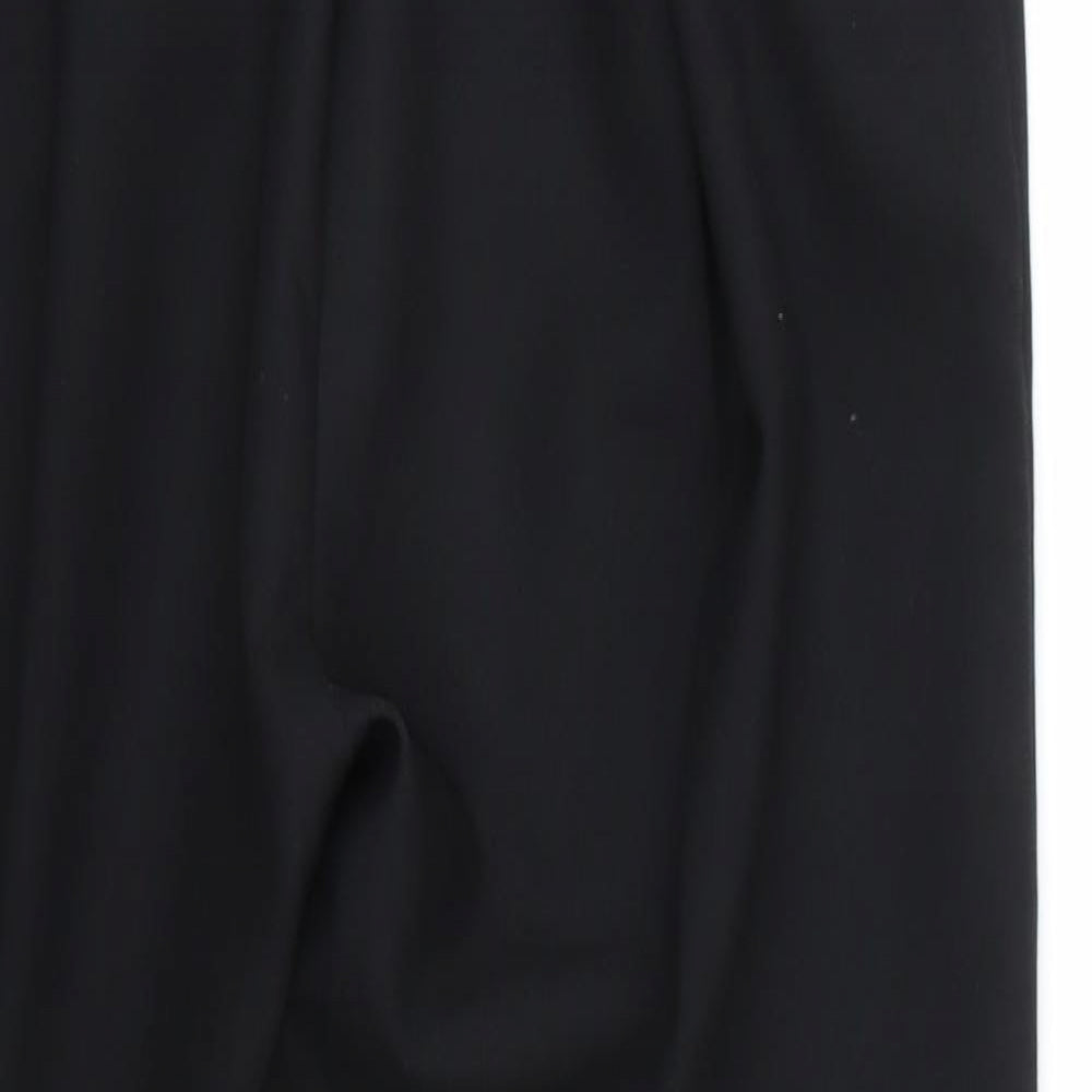 Preworn Womens Black   Trousers  Size 12 L27 in