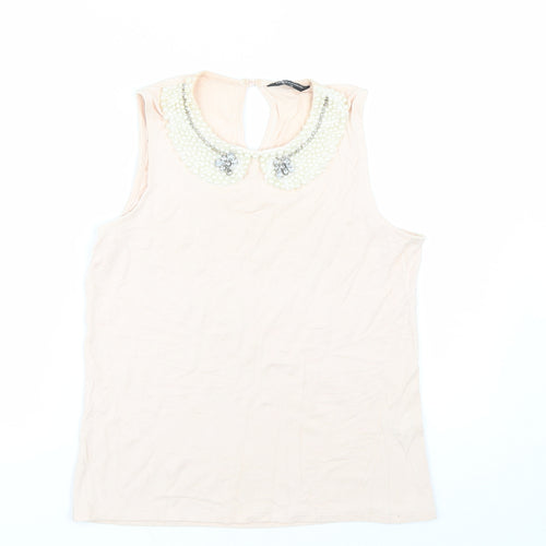 Internacionale Womens Pink   Basic Tank Size 10