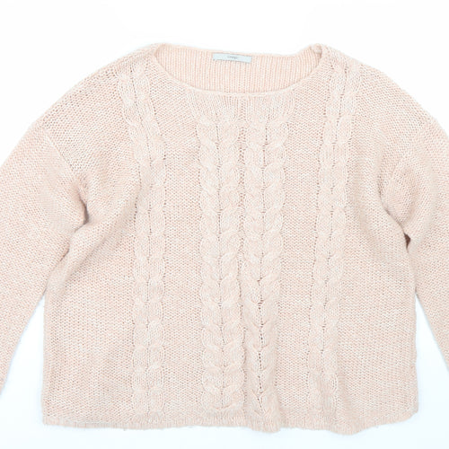 George Womens Pink   Pullover Jumper Size L