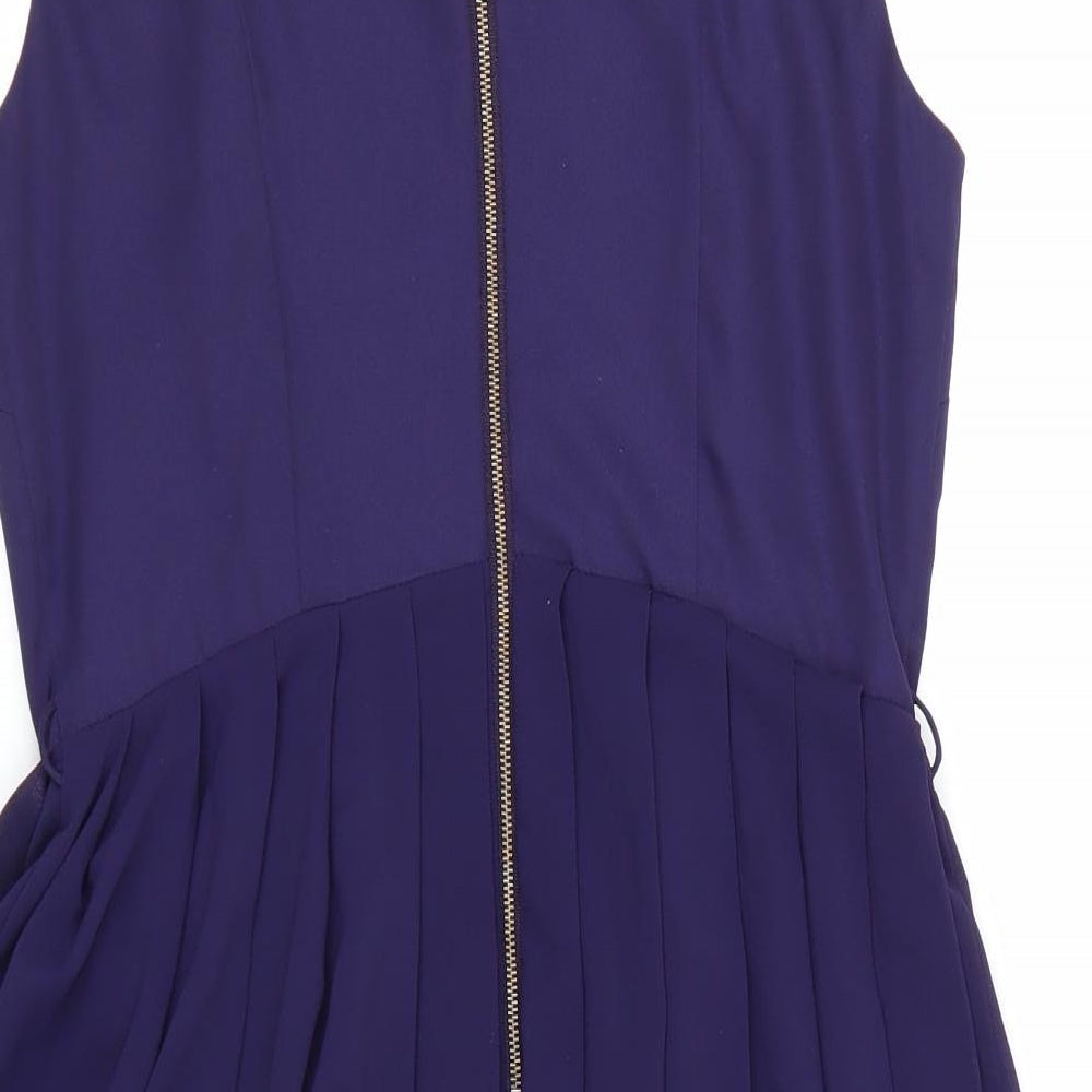 NEXT Womens Purple Floral  Tank Dress  Size 10