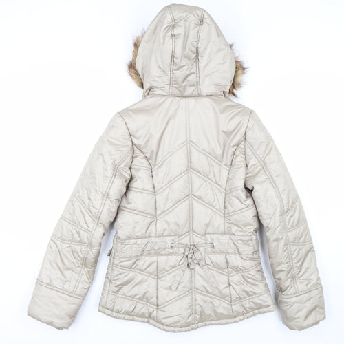 George Womens Gold   Parka Coat Size 8