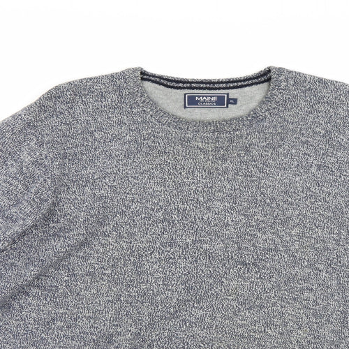 Maine Mens Blue   Pullover Jumper Size XL