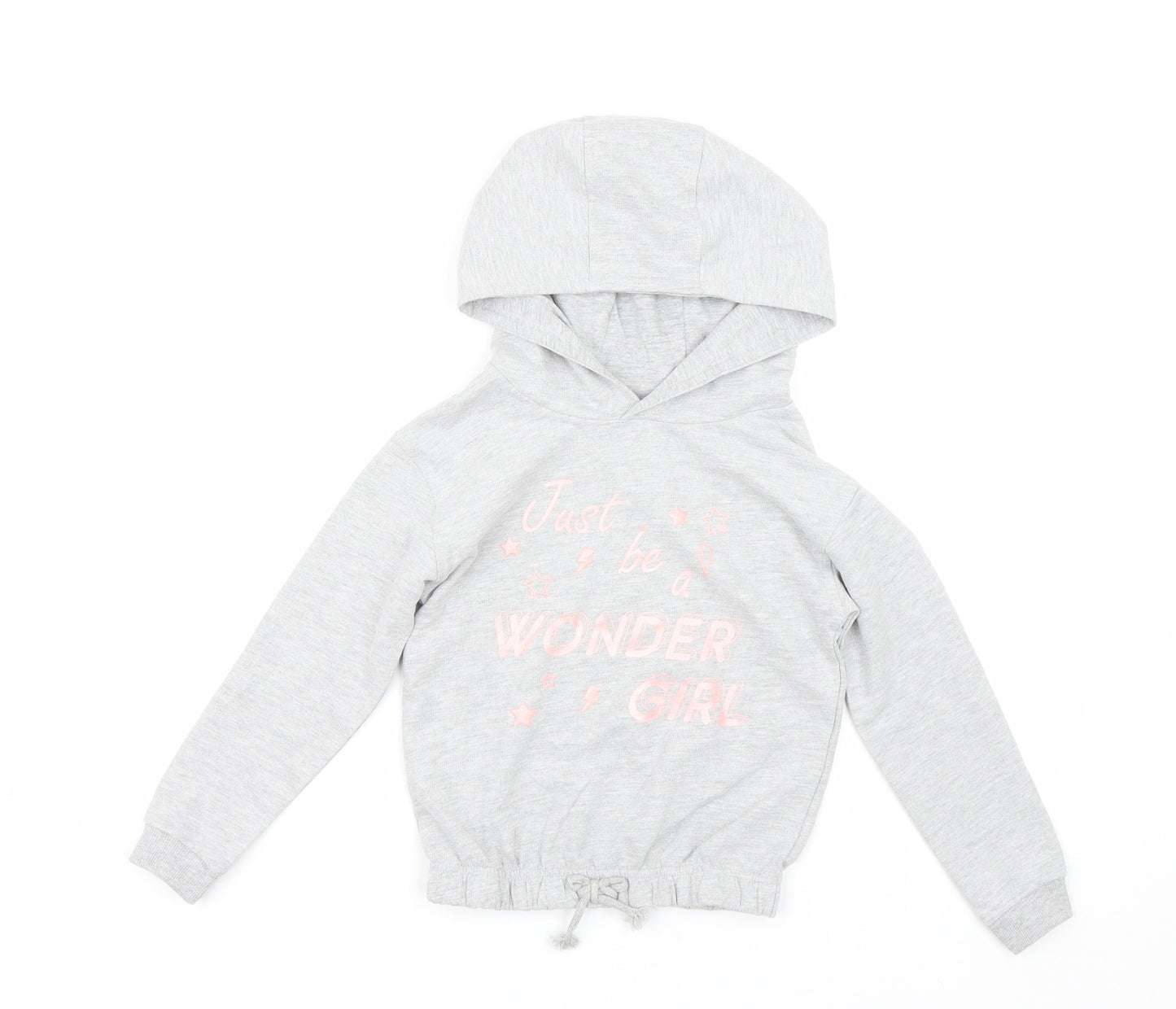Inextenso Girls Grey   Pullover Hoodie Size 6 Years