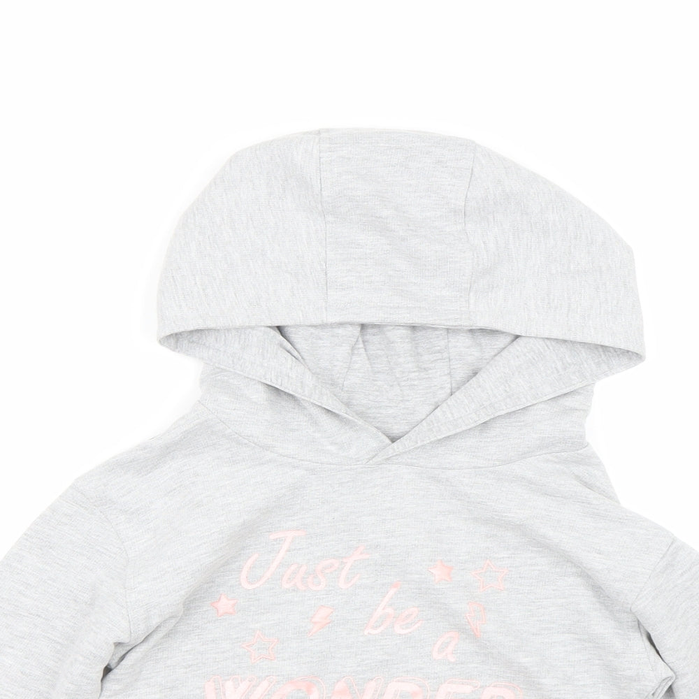 Inextenso Girls Grey   Pullover Hoodie Size 6 Years