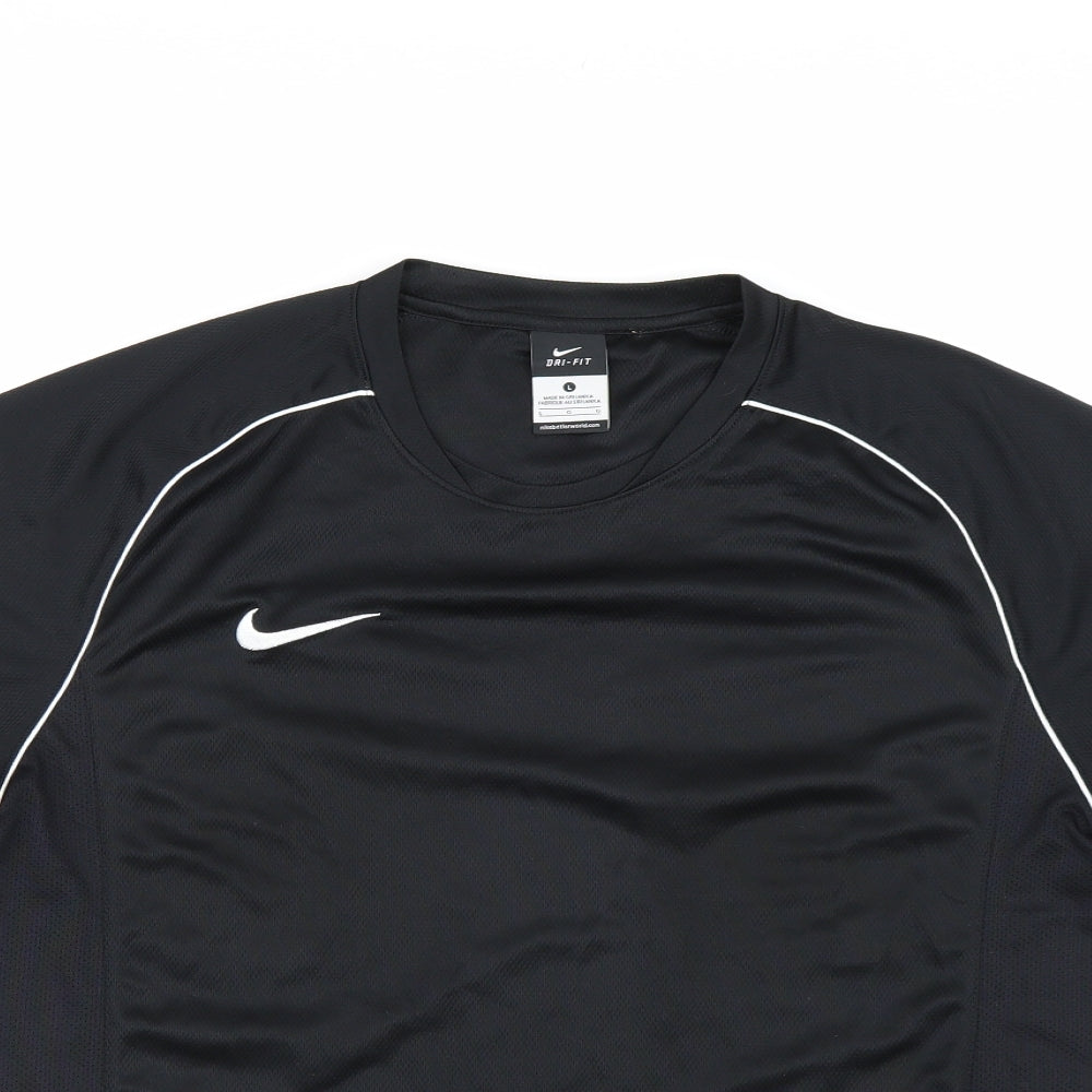 Nike Mens Black   Basic T-Shirt Size L