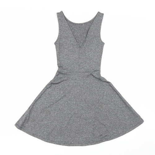 H&M Womens Grey   Tank Dress  Size S