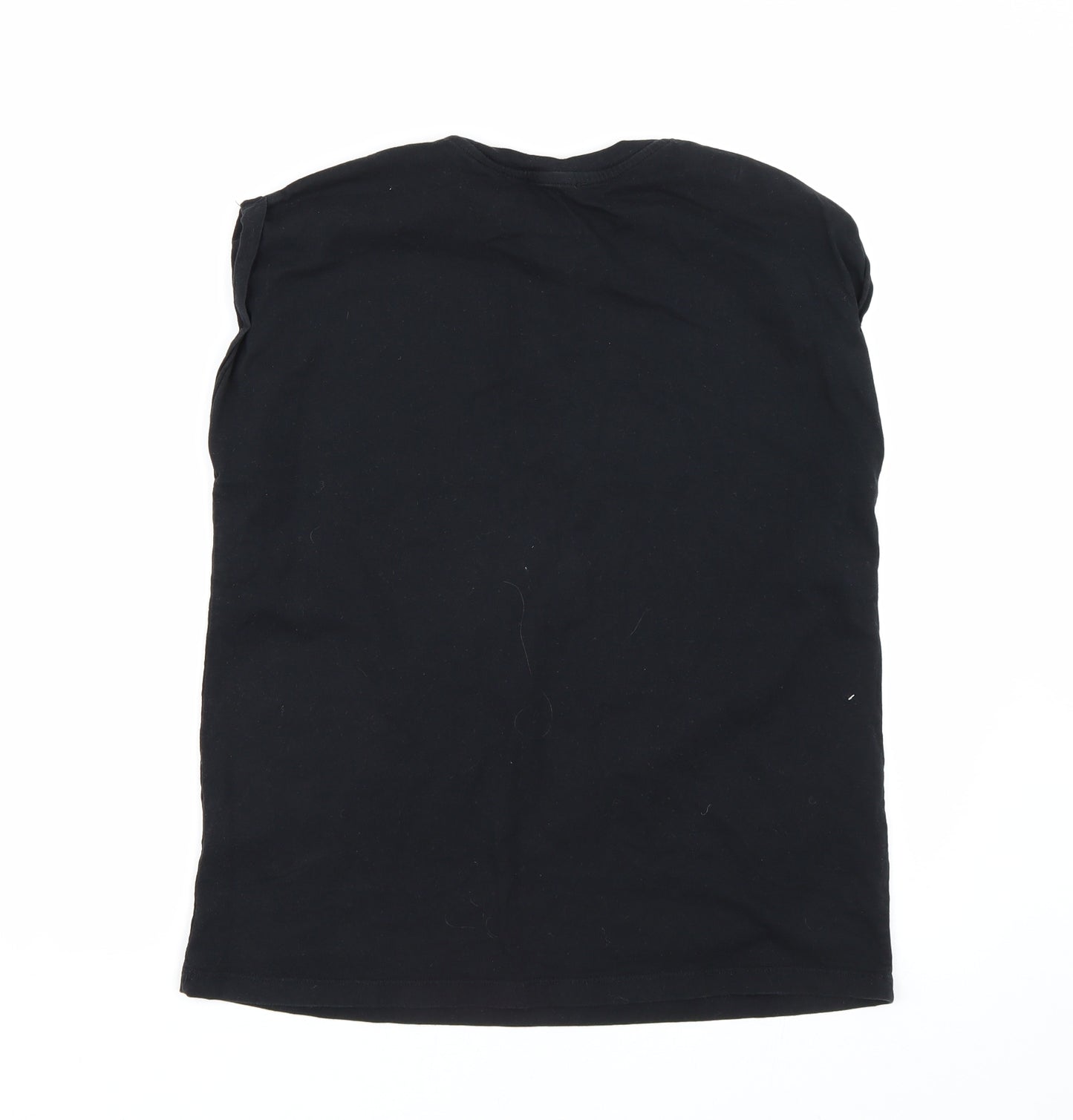 Bershka Womens Black   Basic T-Shirt Size XS