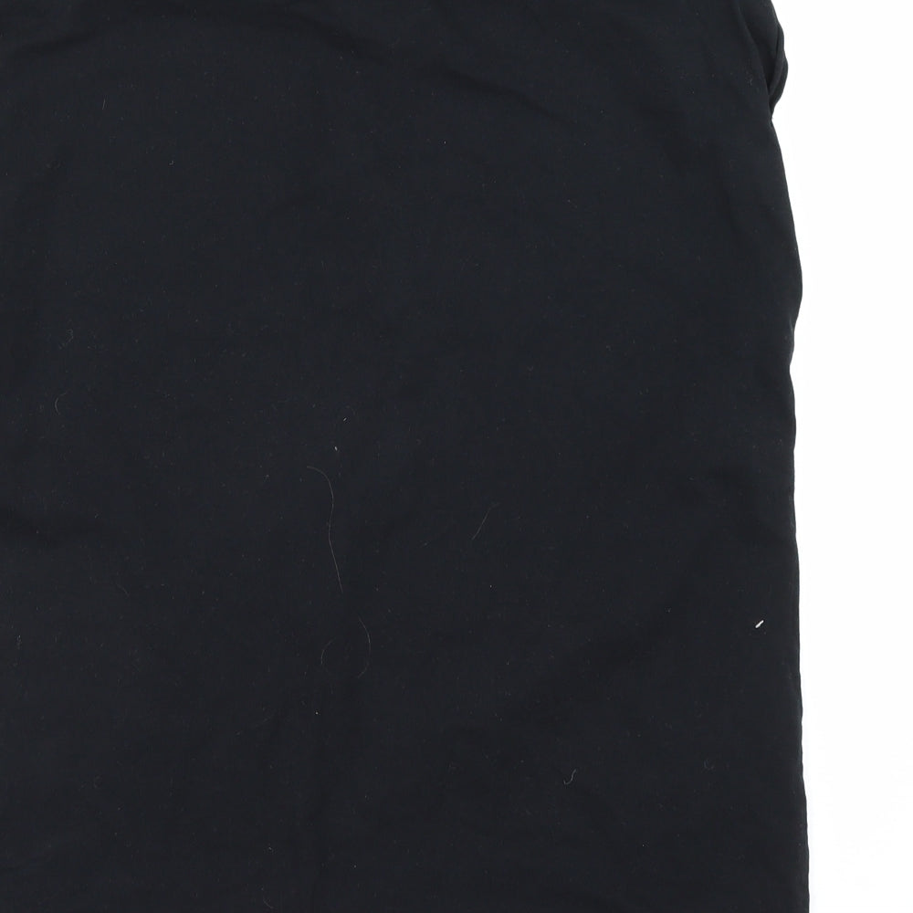 Bershka Womens Black   Basic T-Shirt Size XS