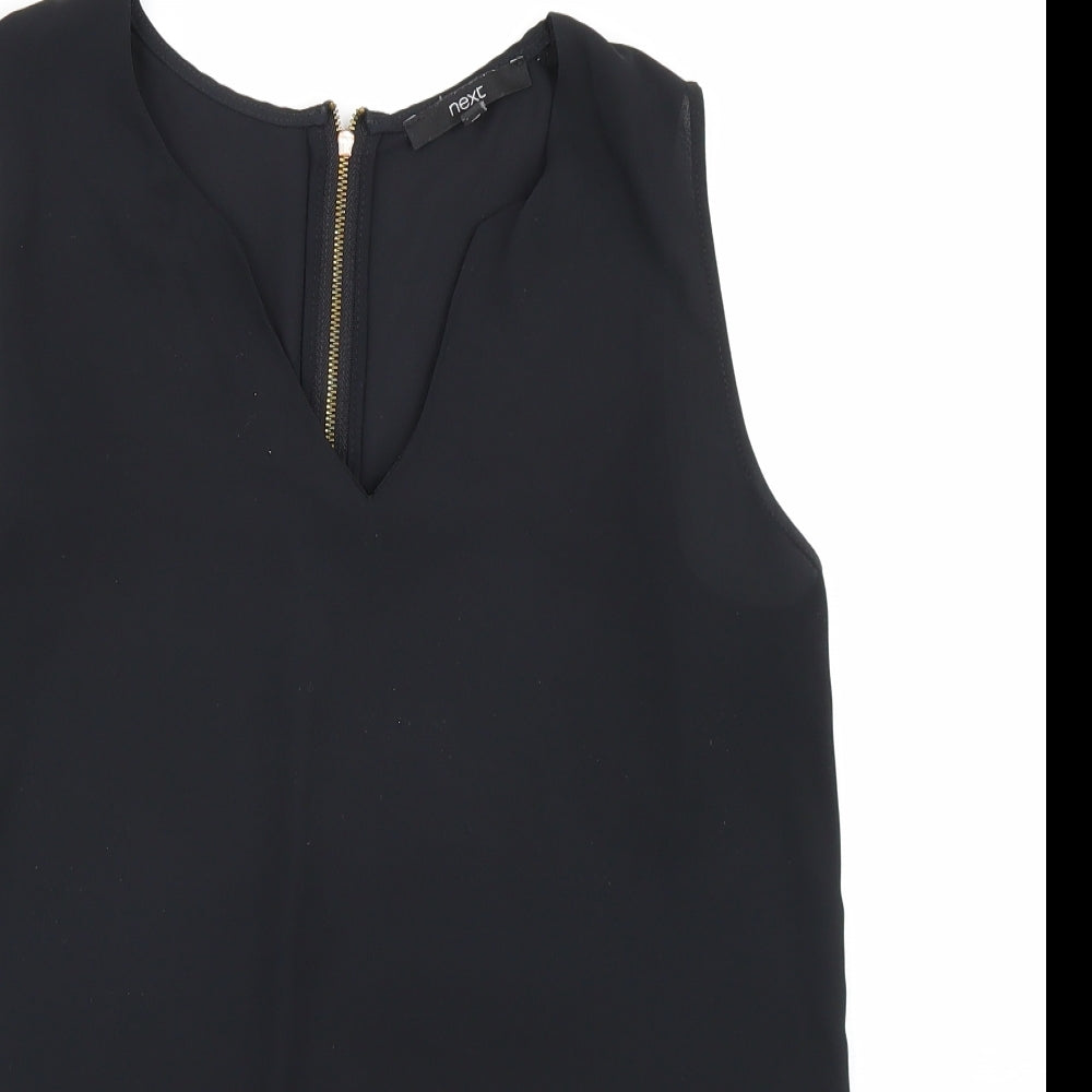 NEXT Womens Black   Basic Blouse Size 10