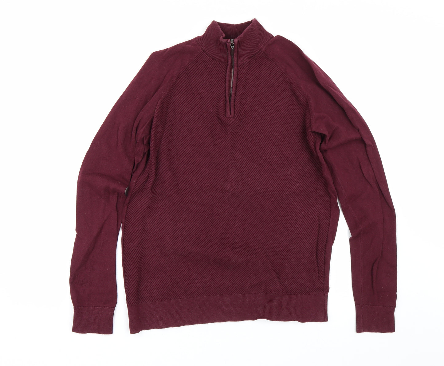 George Mens Red   Pullover Jumper Size M