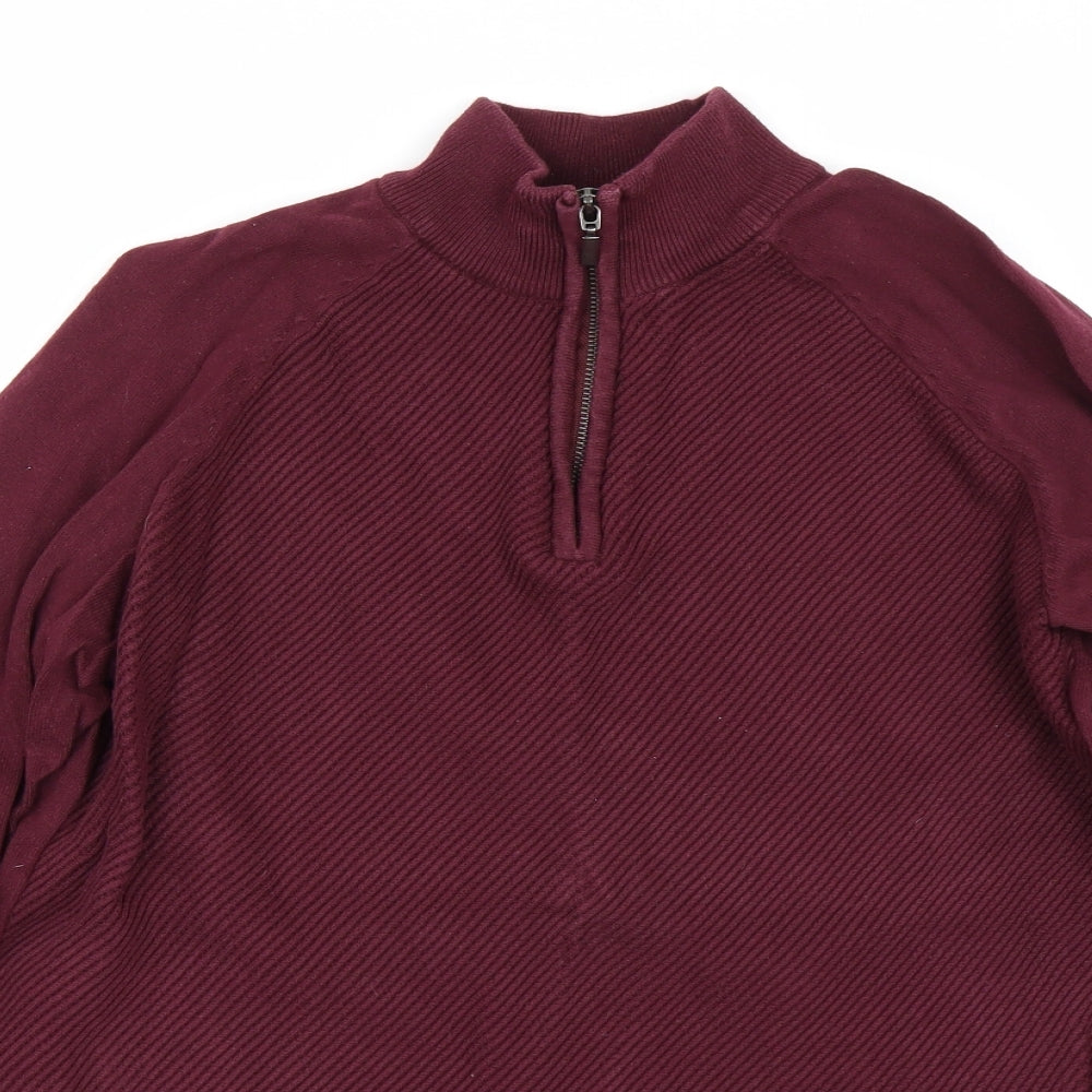 George Mens Red   Pullover Jumper Size M