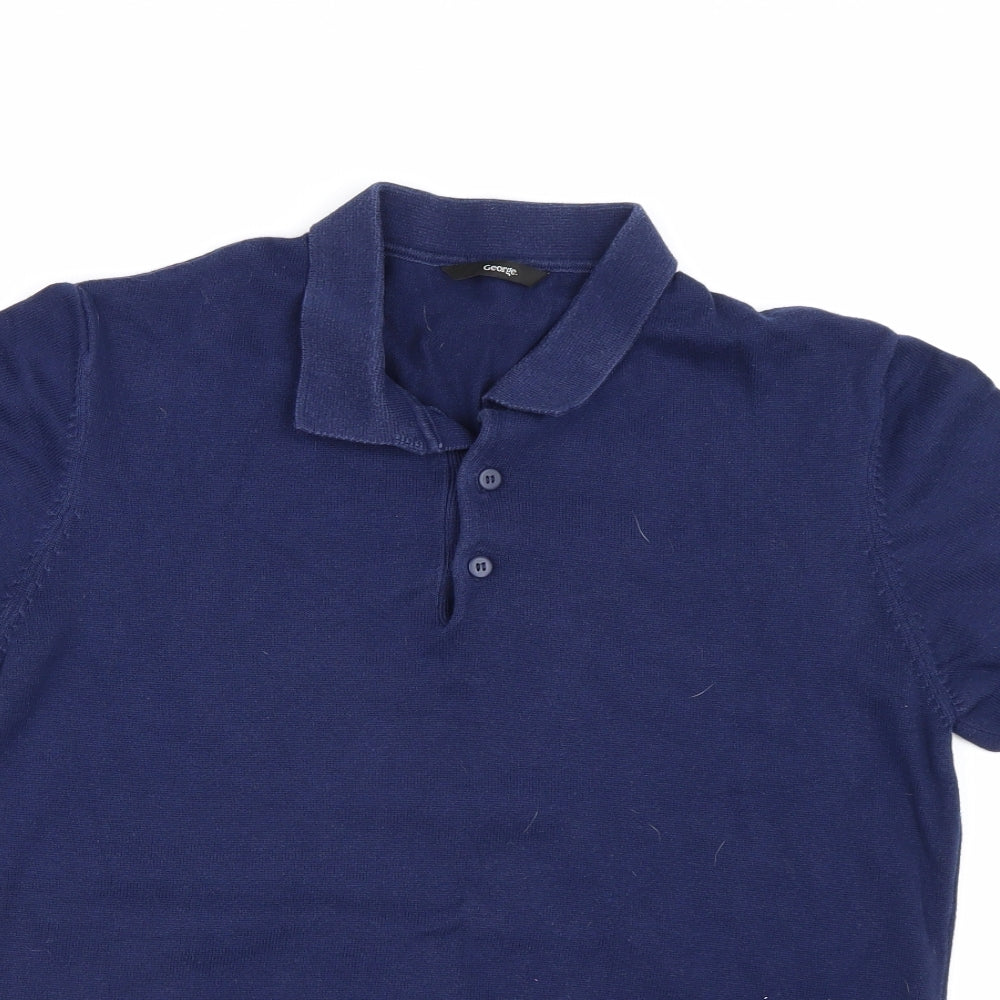 George Mens Blue    Polo Size S