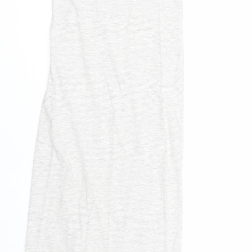 B soul Womens Grey Striped  Top Dress Size S