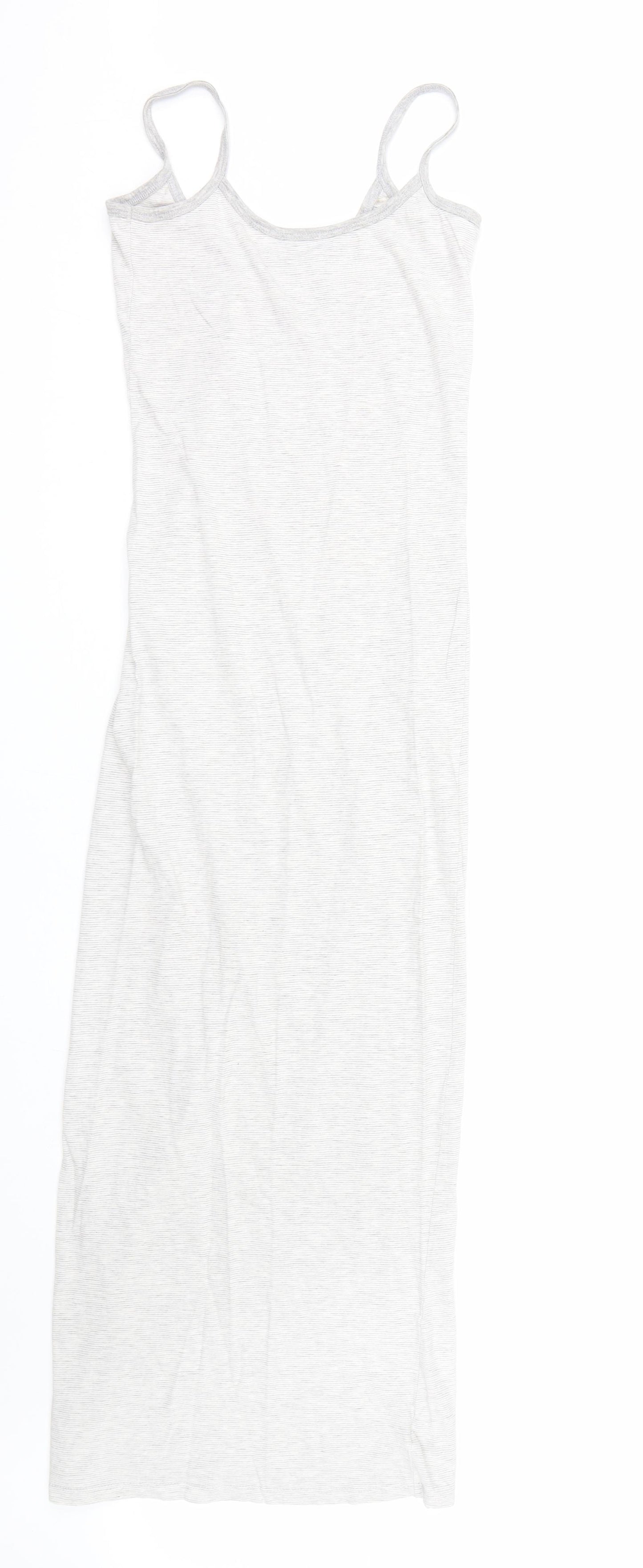 B soul Womens Grey Striped  Top Dress Size S