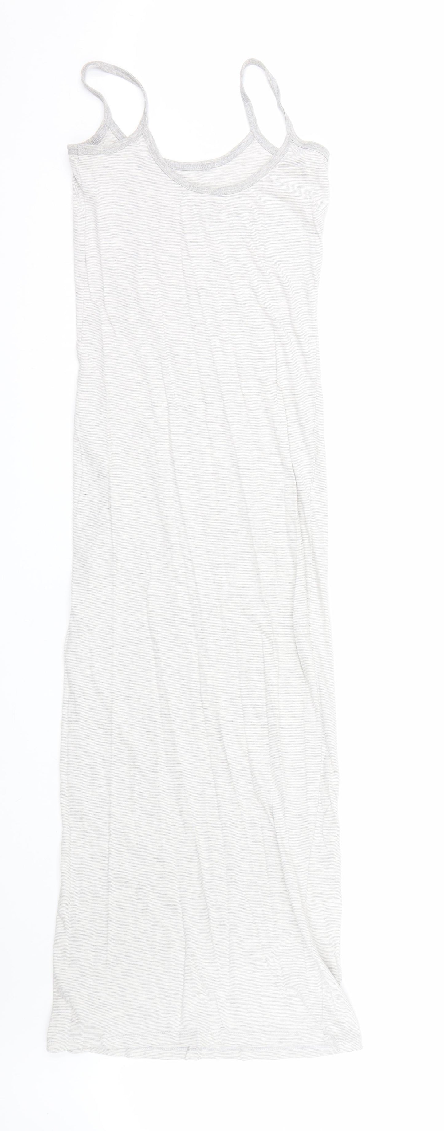 B soul Womens Grey Striped  Top Dress Size S