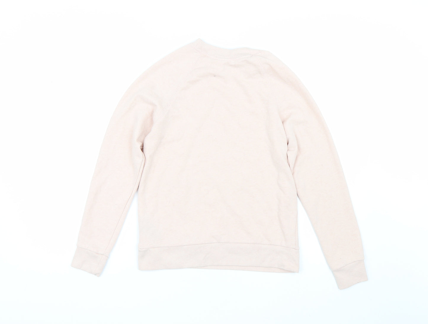 H&M Womens Pink   Pullover Sweatshirt Size XS