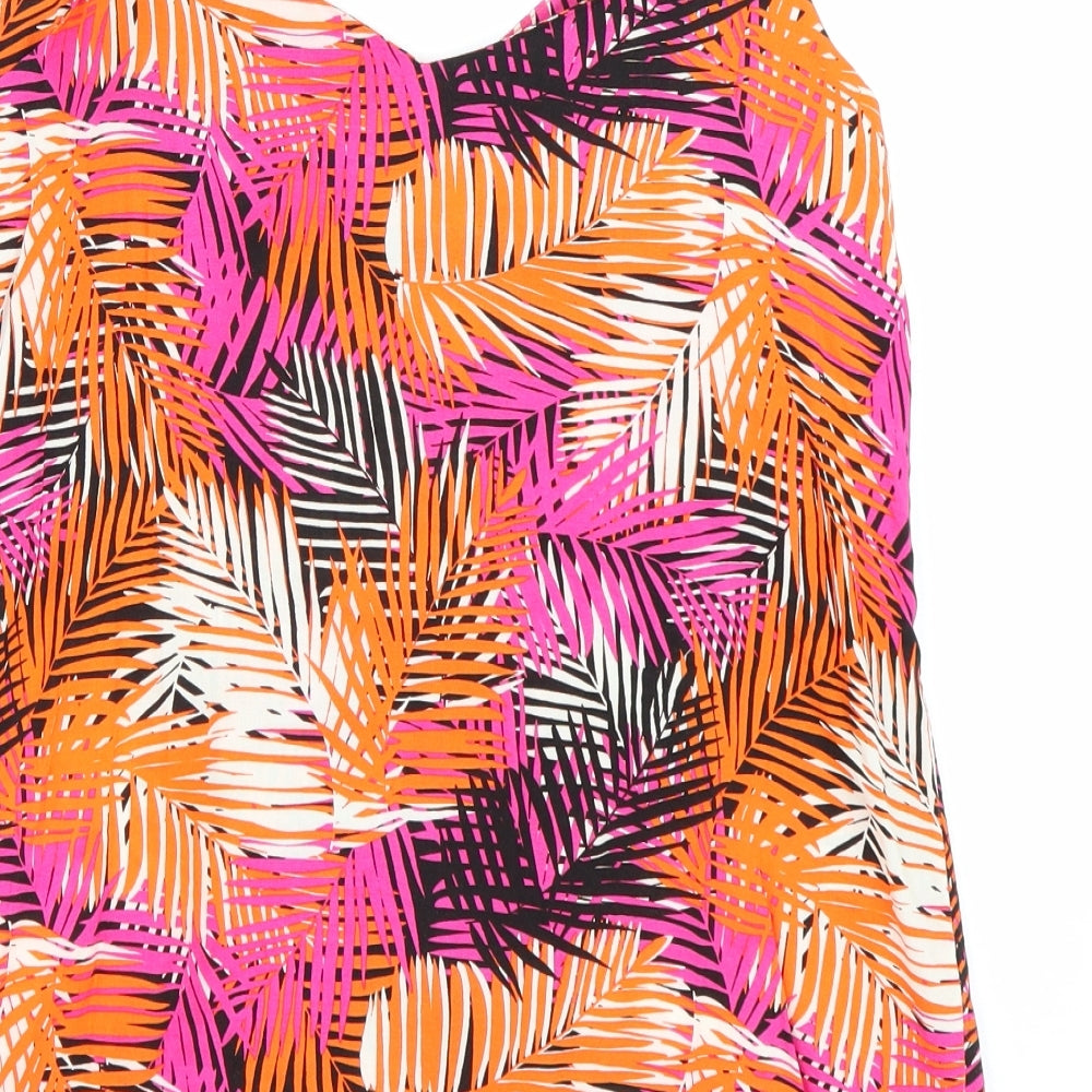 George Womens Multicoloured Floral  Basic Tank Size 10