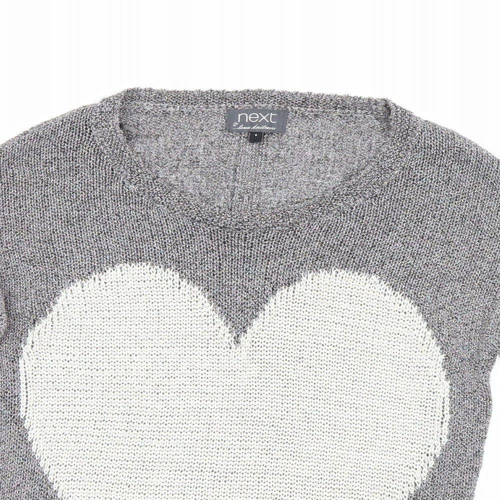 NEXT Womens Grey   Pullover Jumper Size 8