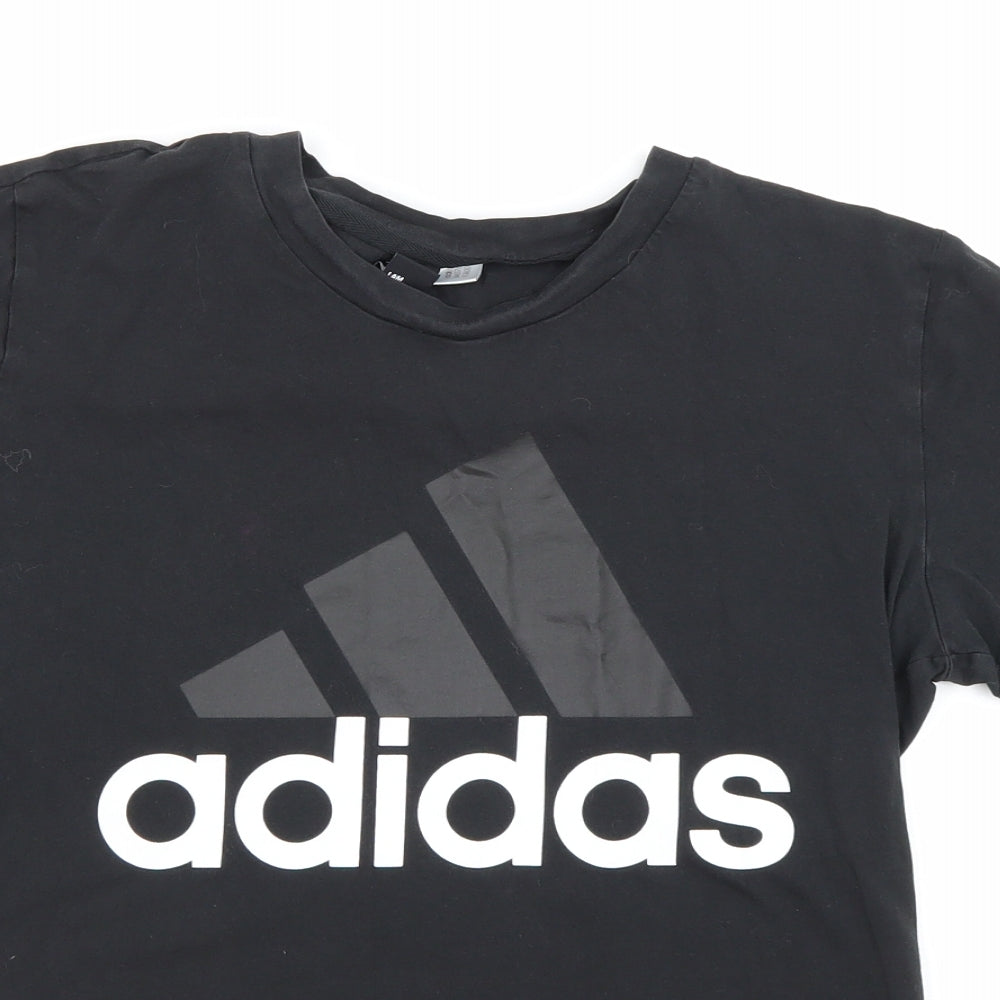 adidas Mens Black    T-Shirt Size S