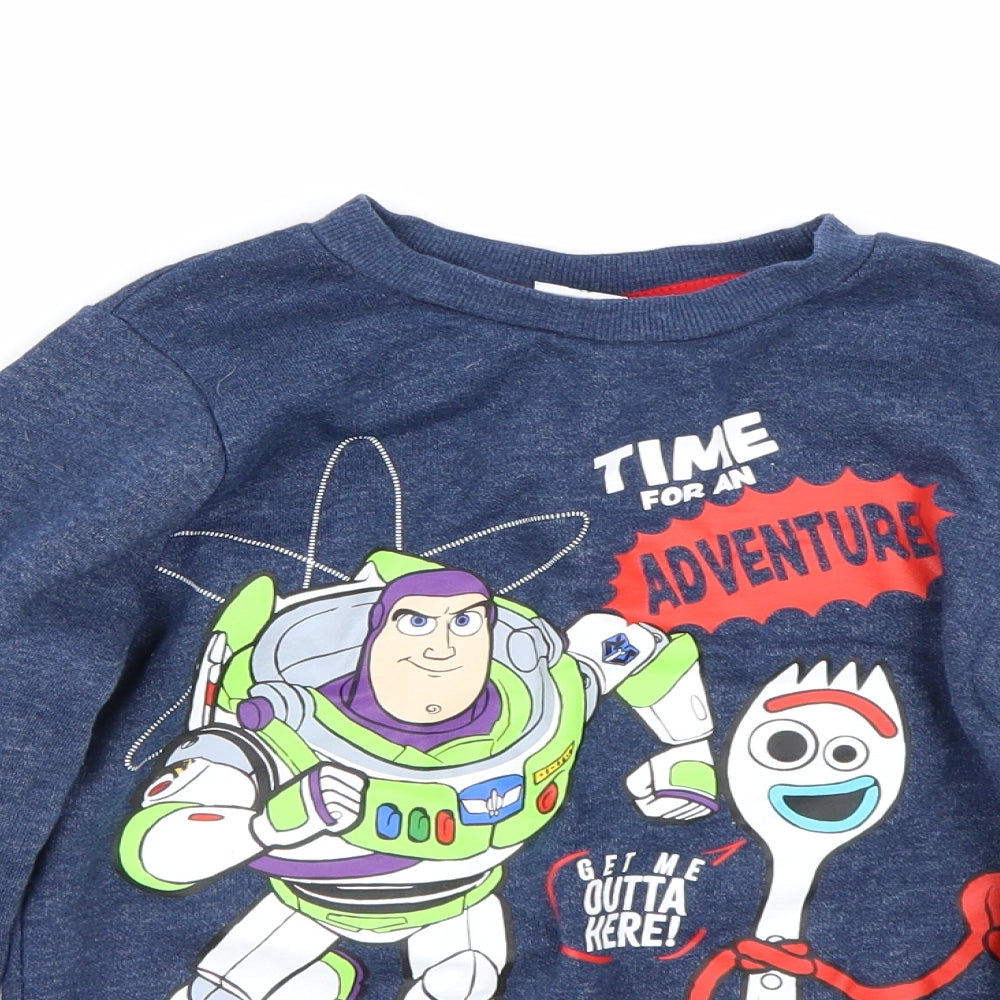 Toy Story 4 Boys Blue   Pullover Sweatshirt Size 7-8 Years  - Toy Story