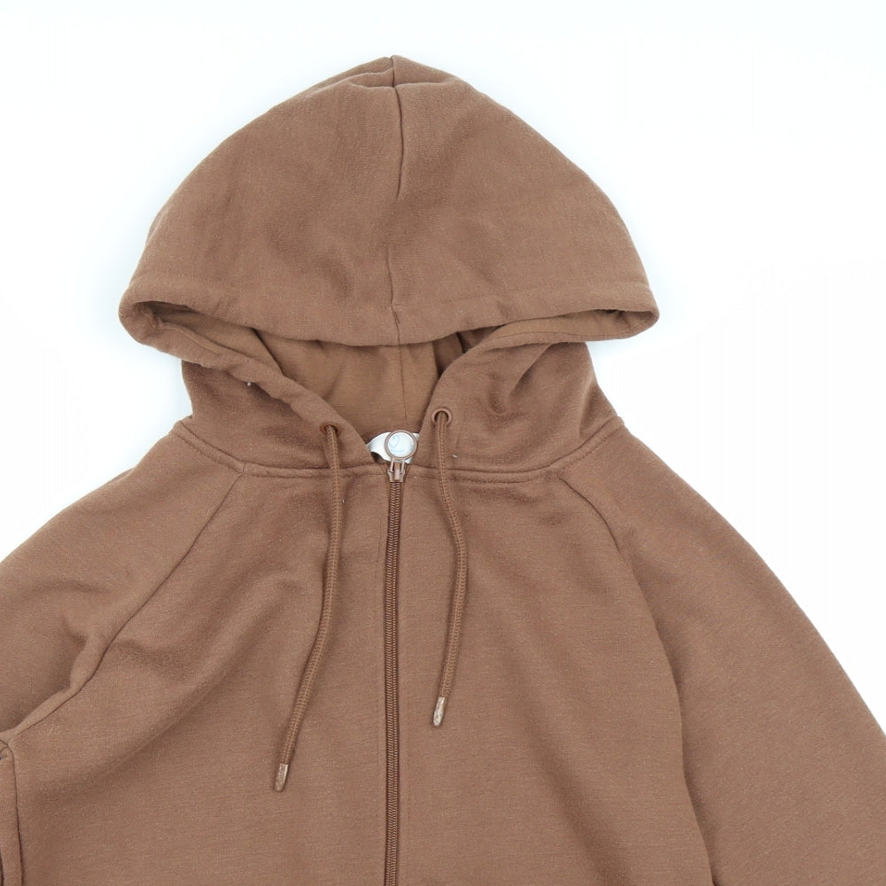 Primark Womens Brown   Full Zip Hoodie Size S