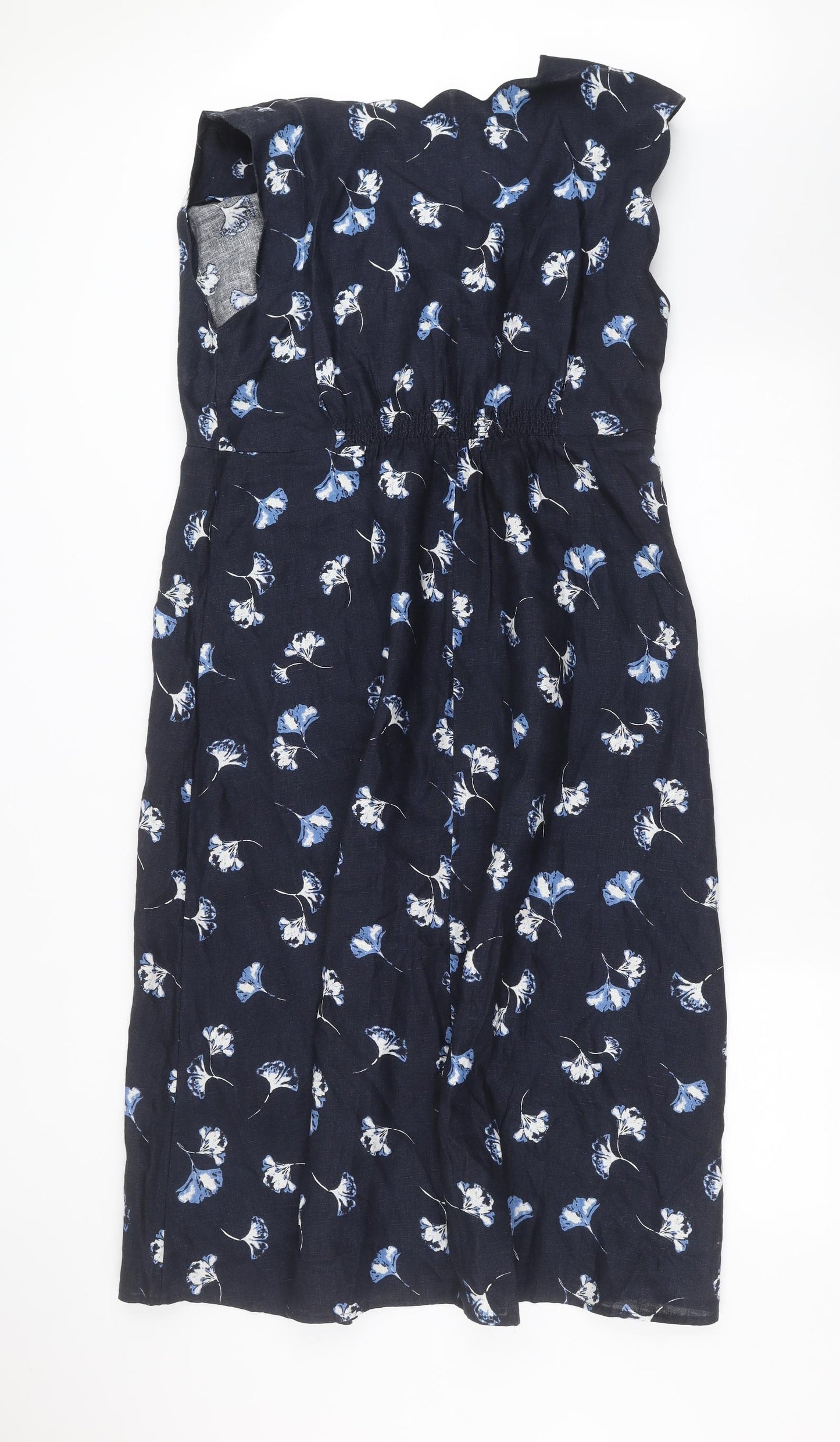 Monsoon Womens Blue Floral  Maxi  Size L