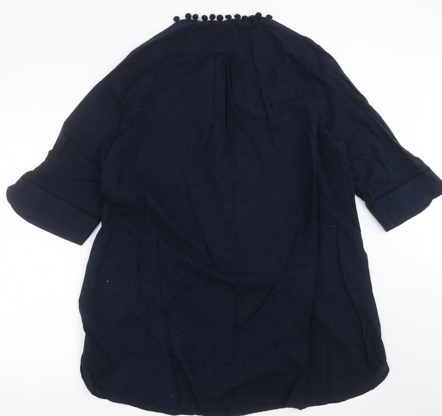 WHITE LABEL  Womens Blue   Tunic Blouse Size 14