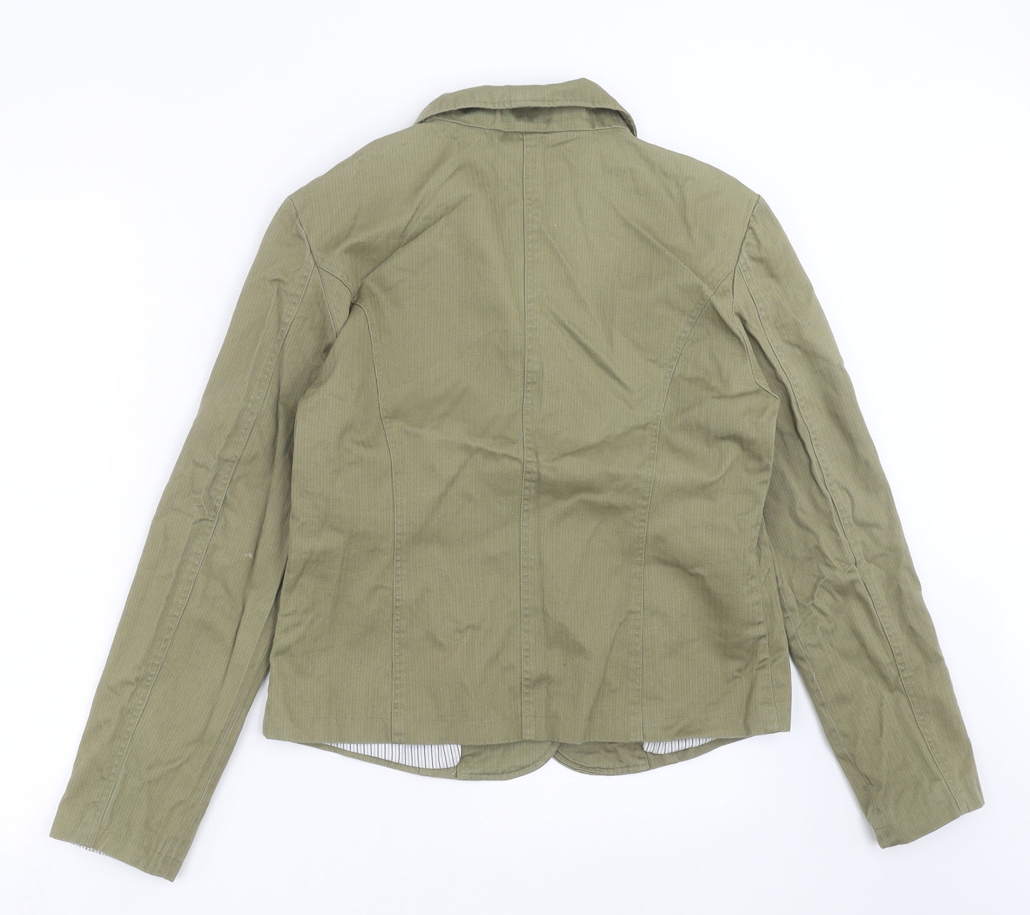 Select Womens Green Herringbone  Jacket  Size 14