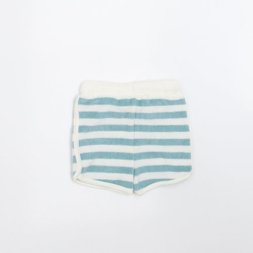 Marks and Spencer Baby Green Striped   Trousers Size 0-3 Months  - shorts