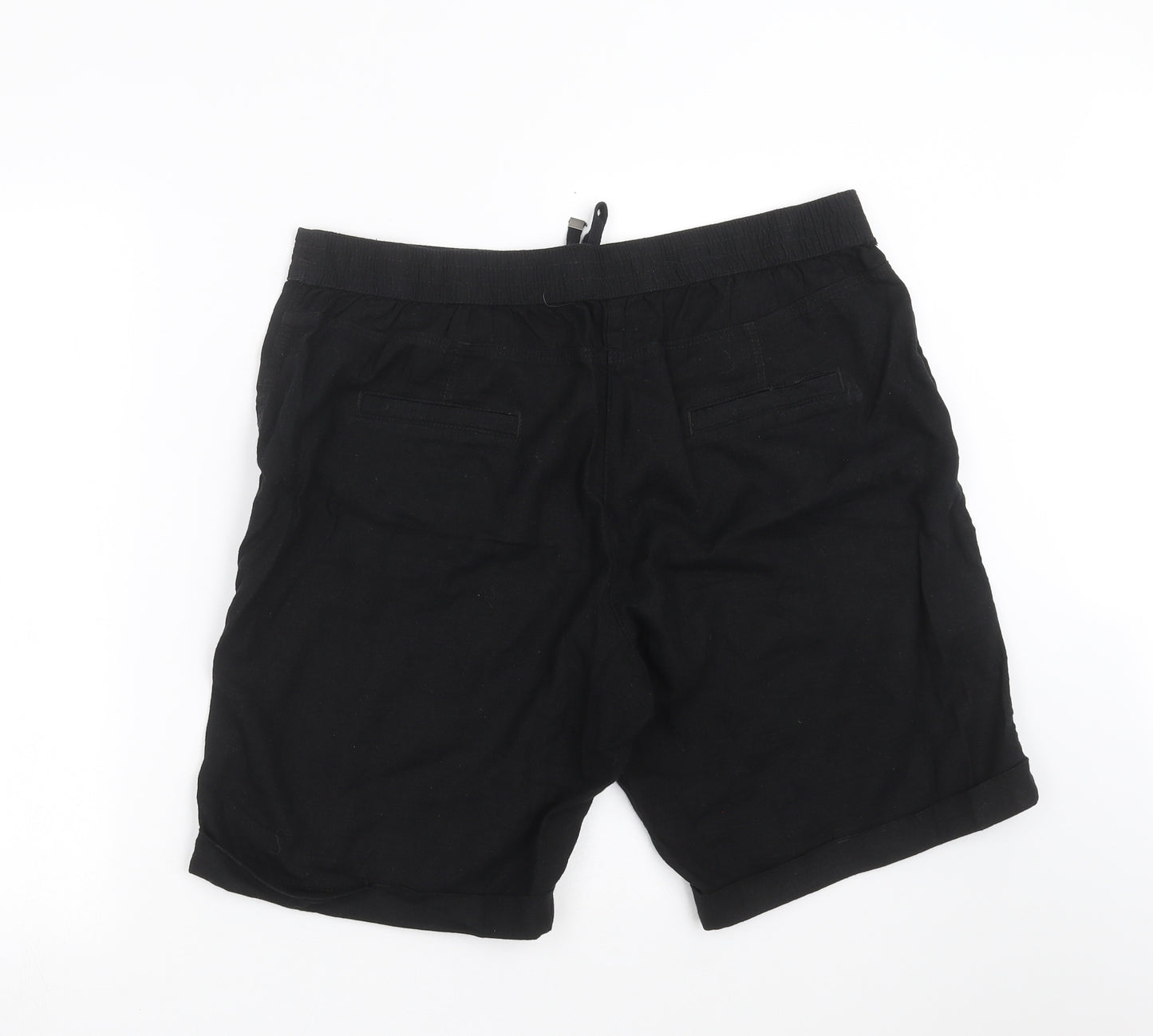 George Womens Black   Bermuda Shorts Size 16
