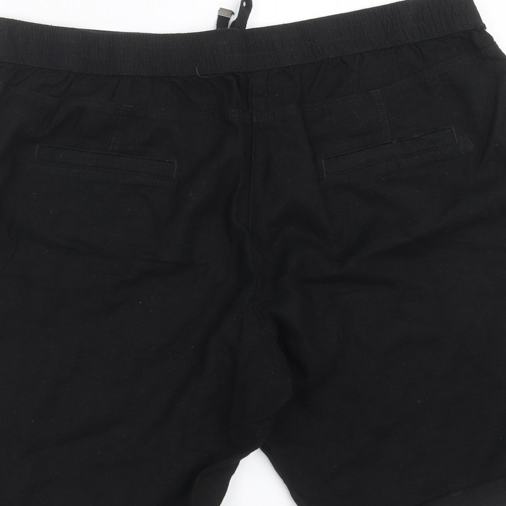 George Womens Black   Bermuda Shorts Size 16