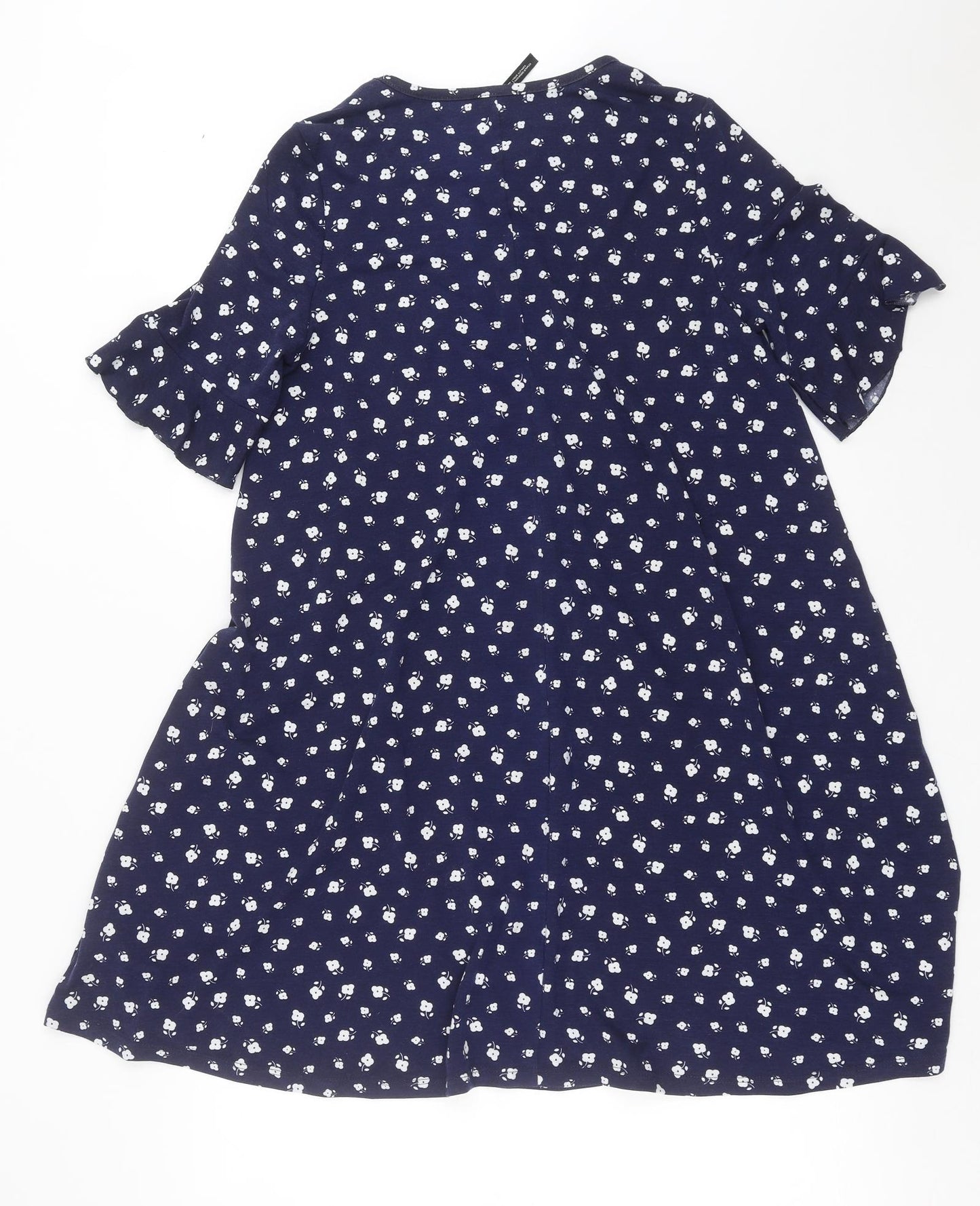 CAPSULE Womens Blue Floral  T-Shirt Dress  Size 12