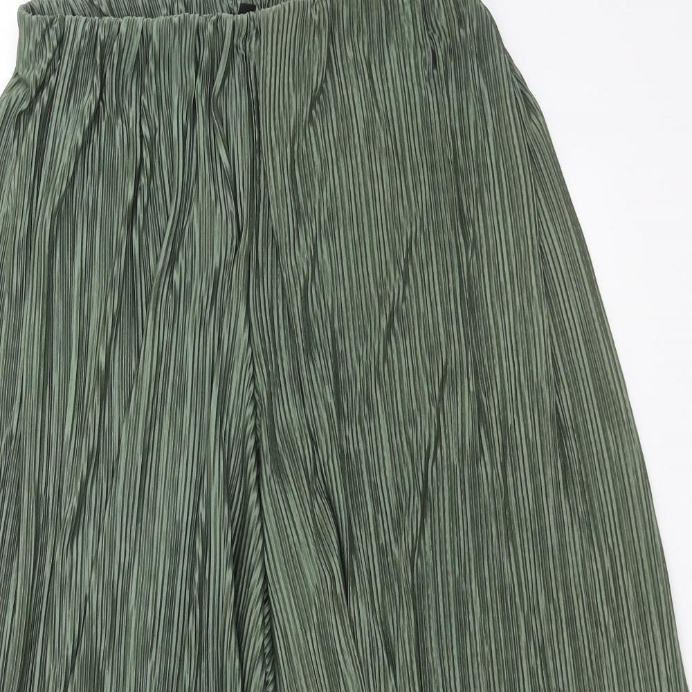 CAPSULE Womens Green   Cropped Trousers Size 10 L23 in