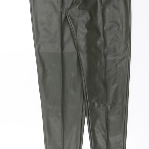PRETTYLITTLETHING Womens Green   Trousers  Size 10 L32 in