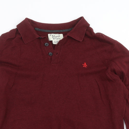 Penguin Mens Red   Pullover Jumper Size XL