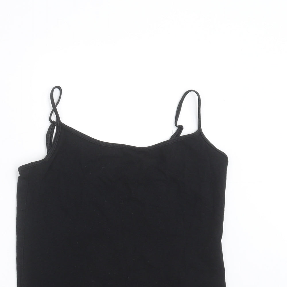 Primark Womens Black   Camisole T-Shirt Size 10