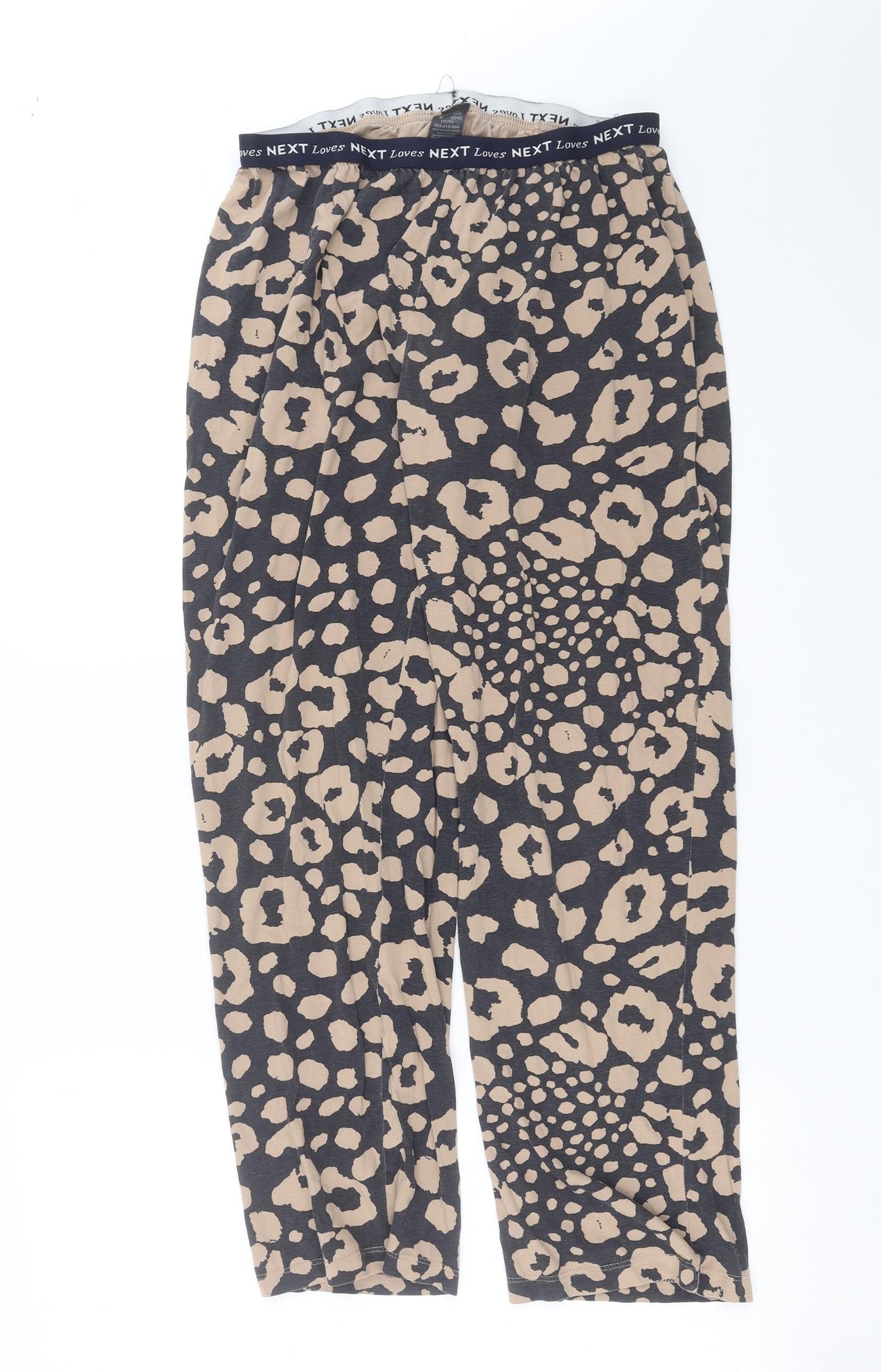 NEXT Womens Grey Animal Print   Pyjama Pants Size M